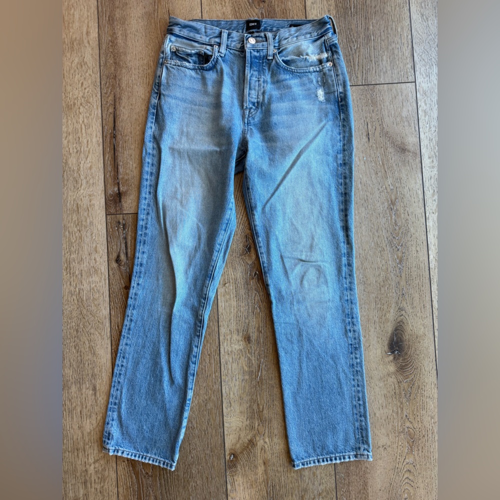 Edwin Light Wash Straight Leg Jeans Women’s Size 26 Vintage Inspired
